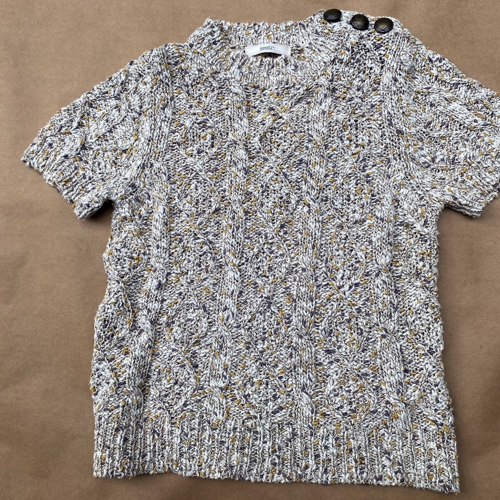 Session S short sleeve sweater